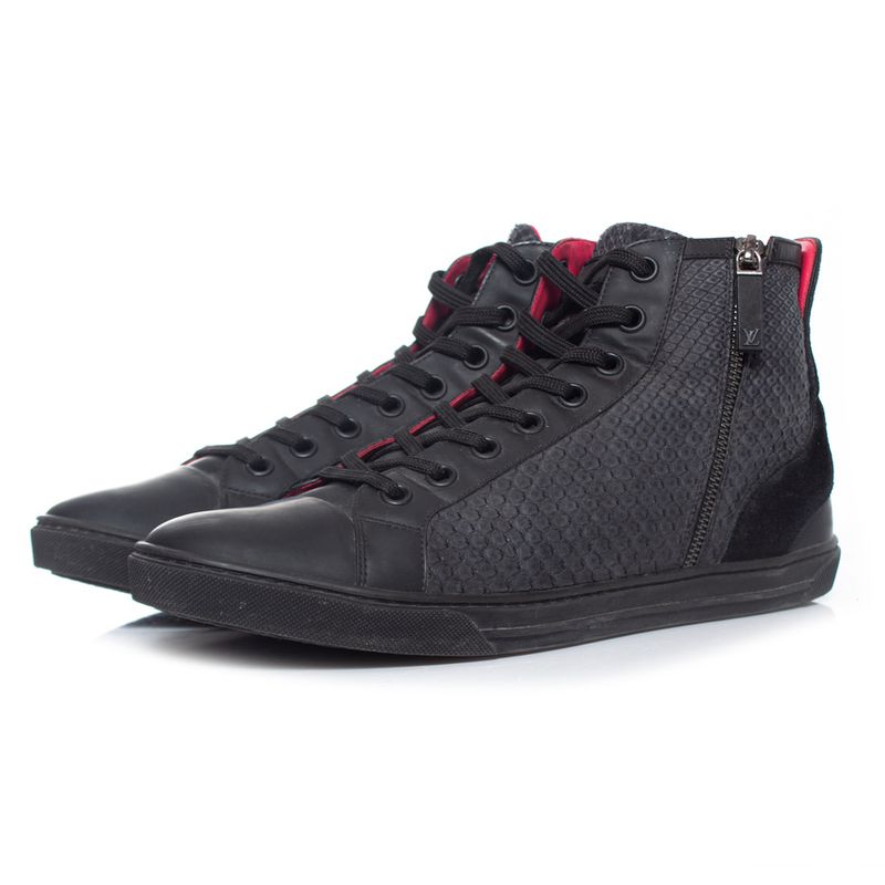 Louis Vuitton High Top Python Trainers